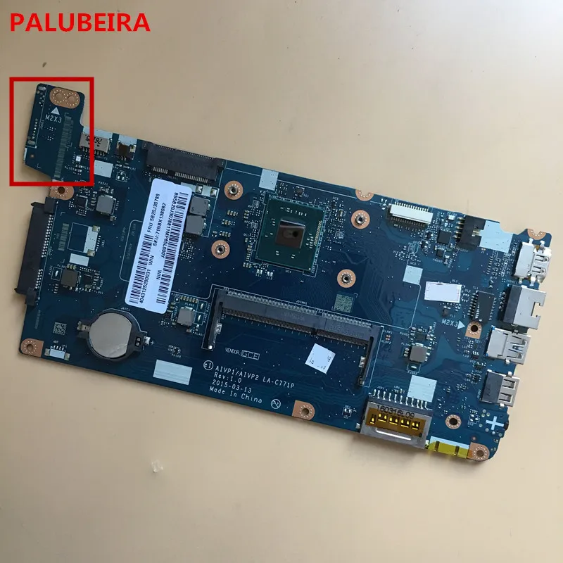 Материнская плата для Lenovo 100 14IBY AIVP1/AIVP2 LA C771P SR1YJ (для процессора intel) материнская