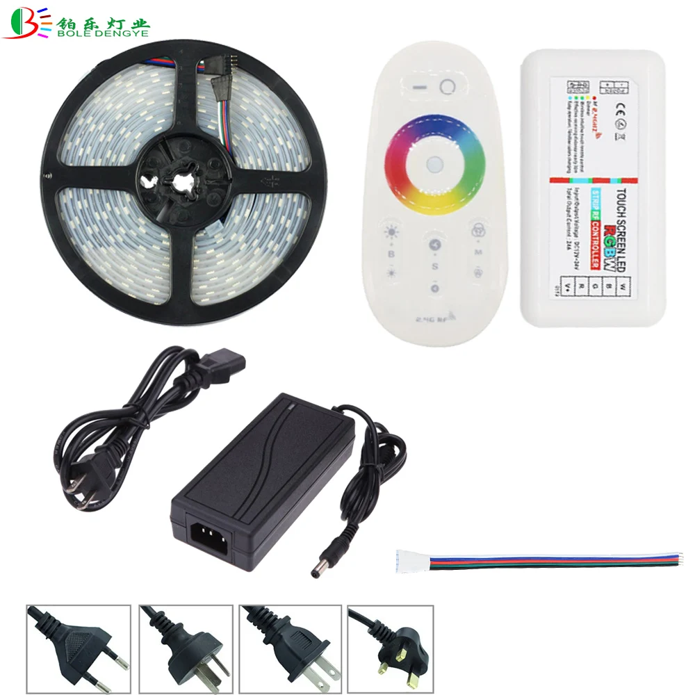 Светодиодная лента 20 М 5050 RGBW водонепроницаемая гибкая Диодная IP67 15 м +