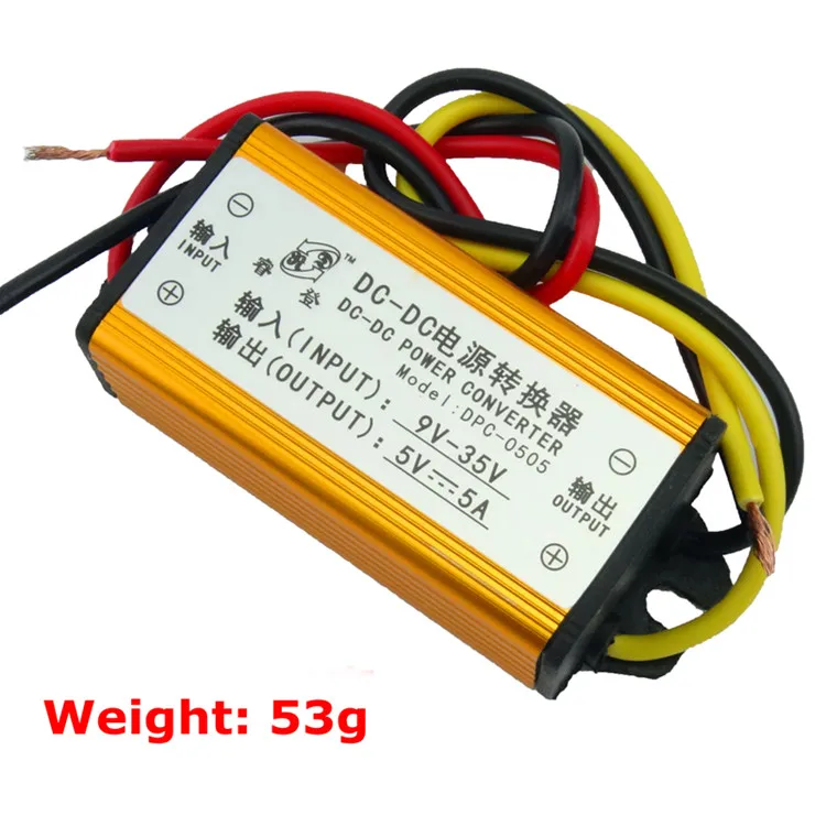 DC 12V 24V TO 5v 5A преобразователь напряжения понижающий модуль Автомобильный