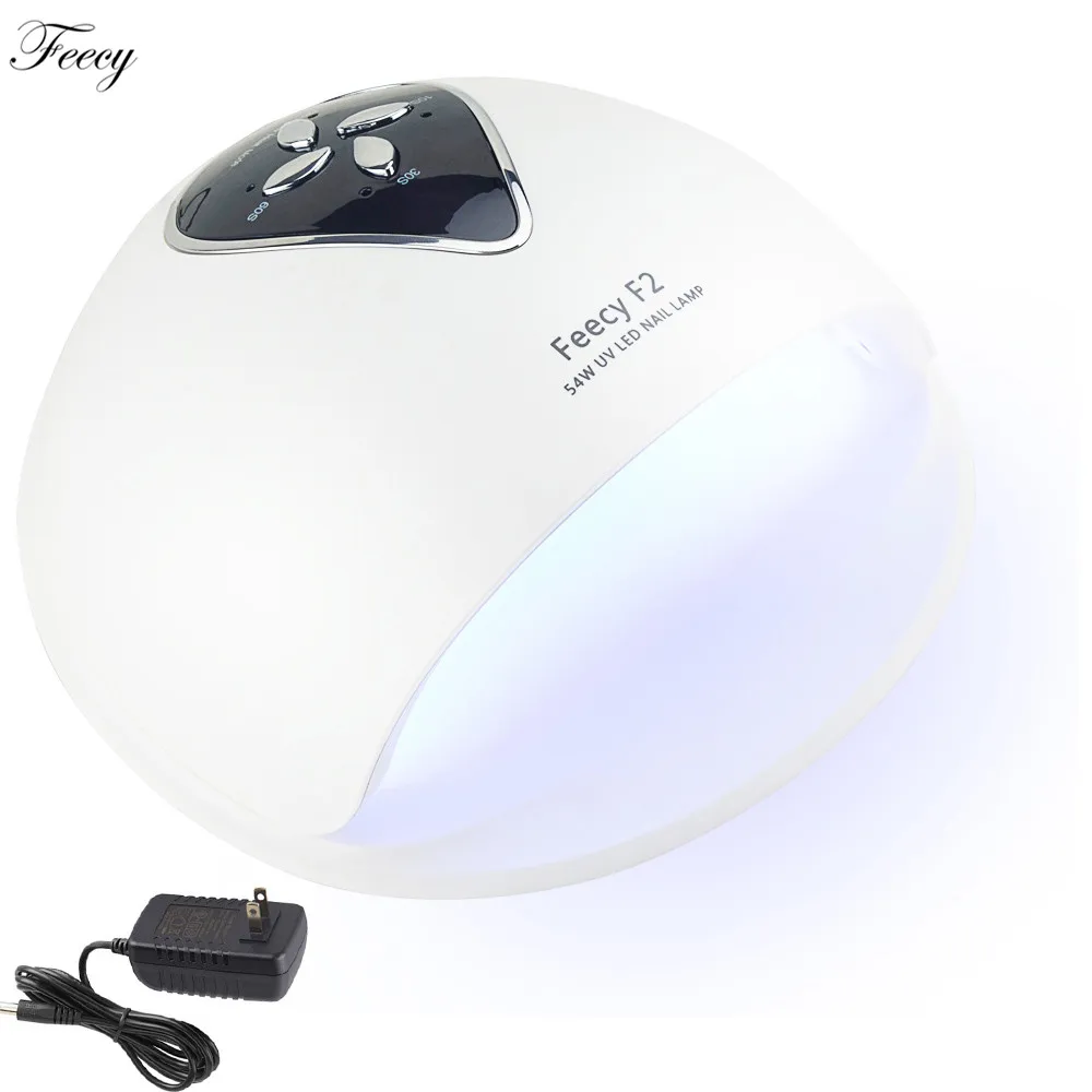 Feecy F2 black US 48 Вт УФ-лампа, Сушилка для ногтей, белая УФ-лампа для ногтей, отверждение для УФ-лака, инструменты для дизайна ногтей, горячая Распродажа, светодиодный светильник для ногтей, ледяная лампа Feecy F2 - Цвет: Feecy F2 black US