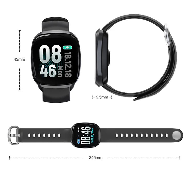 Новые умные часы для мужчин и женщин водонепроницаемые фитнес трекер кровяного