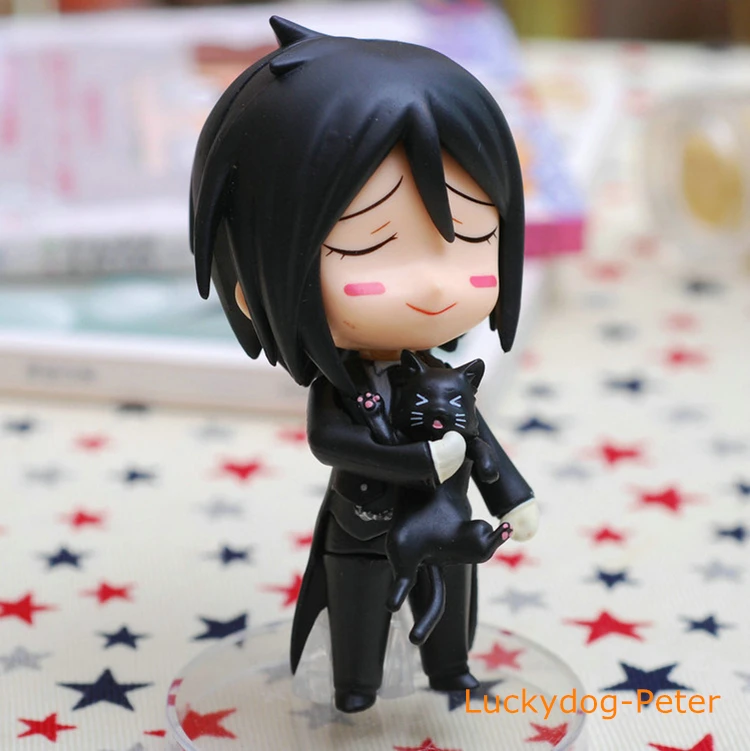 Черная фигурка двореца Q Ver. Кукла Себастиан ПВХ гаражный набор игрушки аниме 100 мм