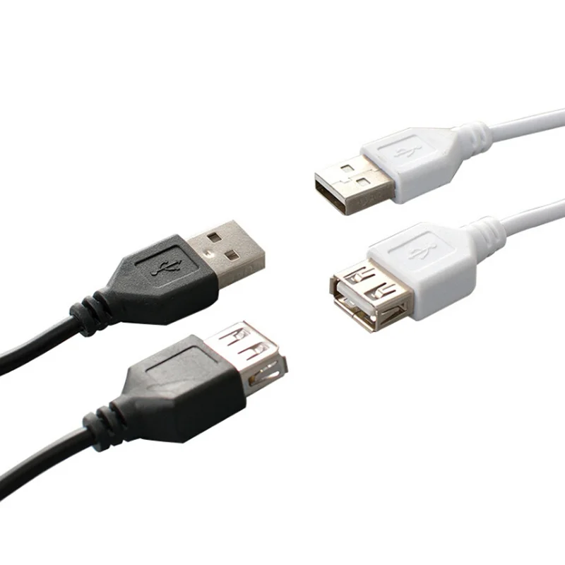 1 шт. белый черный USB кабель удлинитель для супер Скорость 2 0 мужского и женского