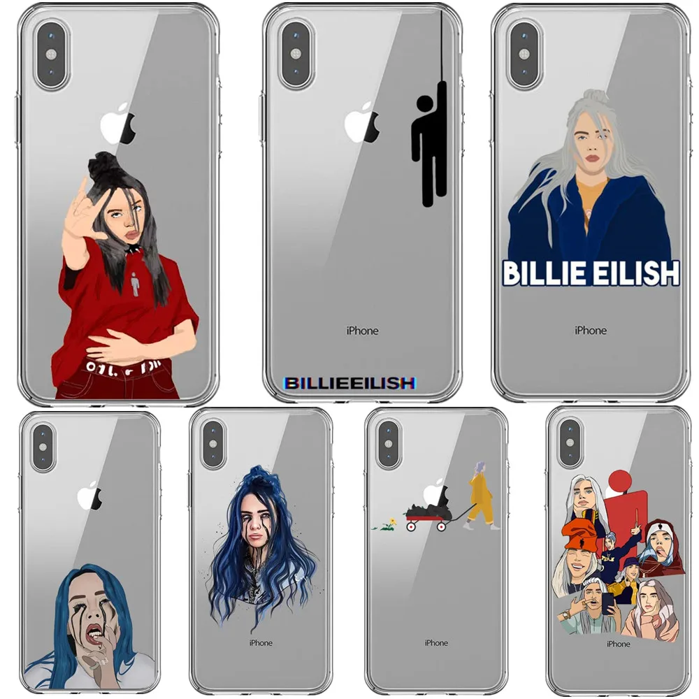 Billie eilish rainbow blohsh Ocean Eyes мягкая задняя крышка чехол для телефона iPhone 11 Pro Max X 5 5S SE 6 6S