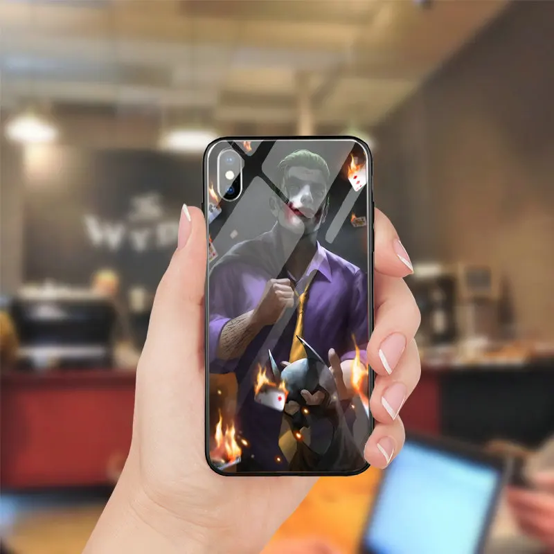 PC TPU Tempered Glass Mobile Phone Cases Cover for iPhone 5 5S SE X XR XS Max 10 7 6 6s 8 Plus Coque Bags Joker Jared Leto | Мобильные