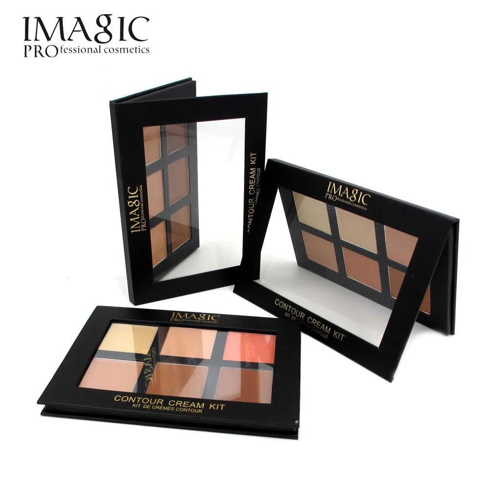 IMAGIC новые корректор для лица набор палитр Pro Макияж палитра 6 цветов тональный