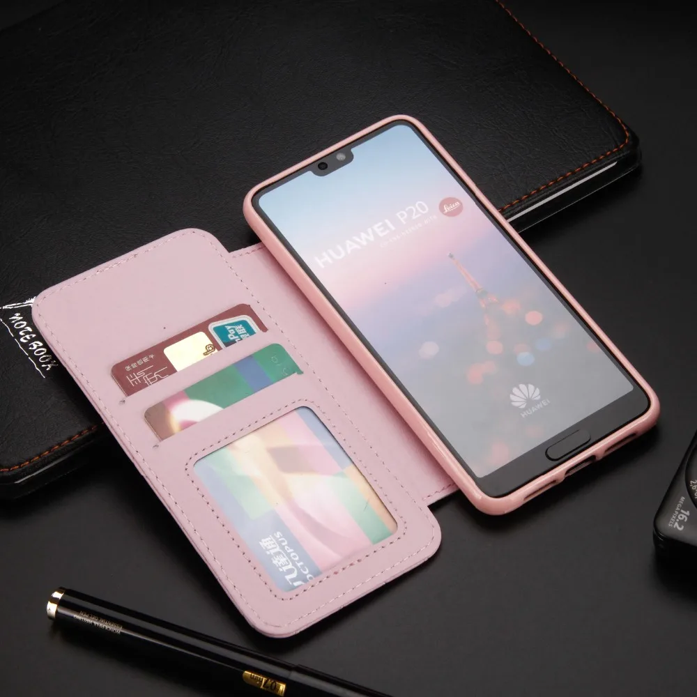 Блестящая корона для Huawei P30 P30Pro чехол Lite с бриллиантовым бумажником кожаный
