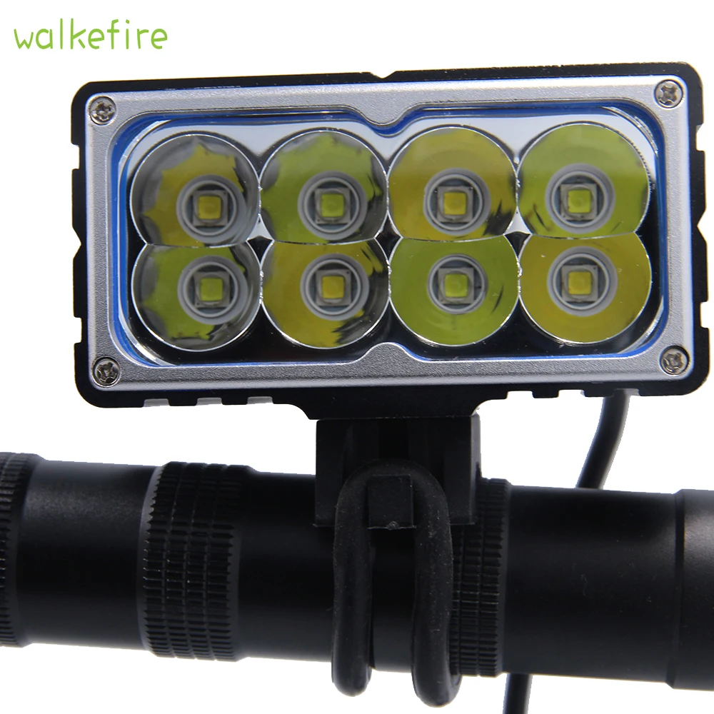 Светодиодный велосипедный светильник Walkefire 8xT6 светодиодный для велосипеда