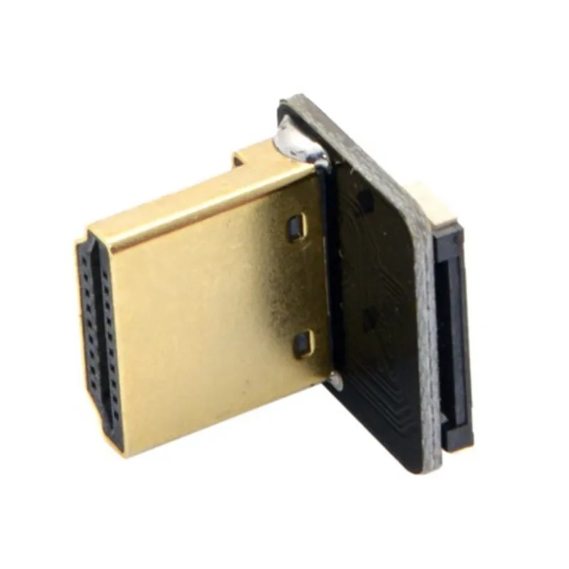 FPV 90 градусов вверх под углом HDMI-совместимый тип A Штекерный разъем для HDTV