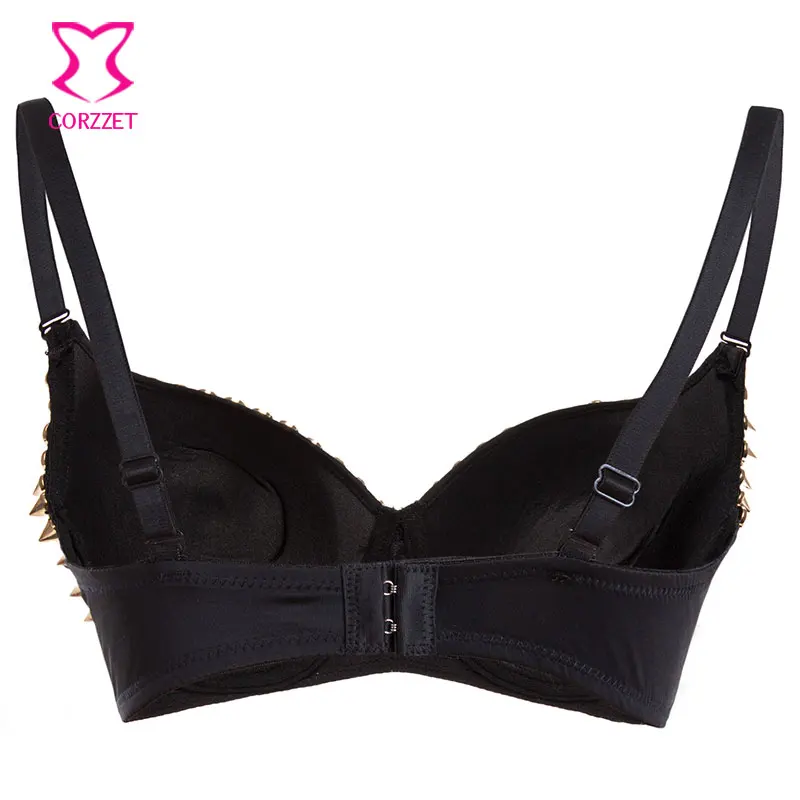 Женский бюстгальтер с заклепками и крыльями Corzzet Золотое нижнее белье в стиле