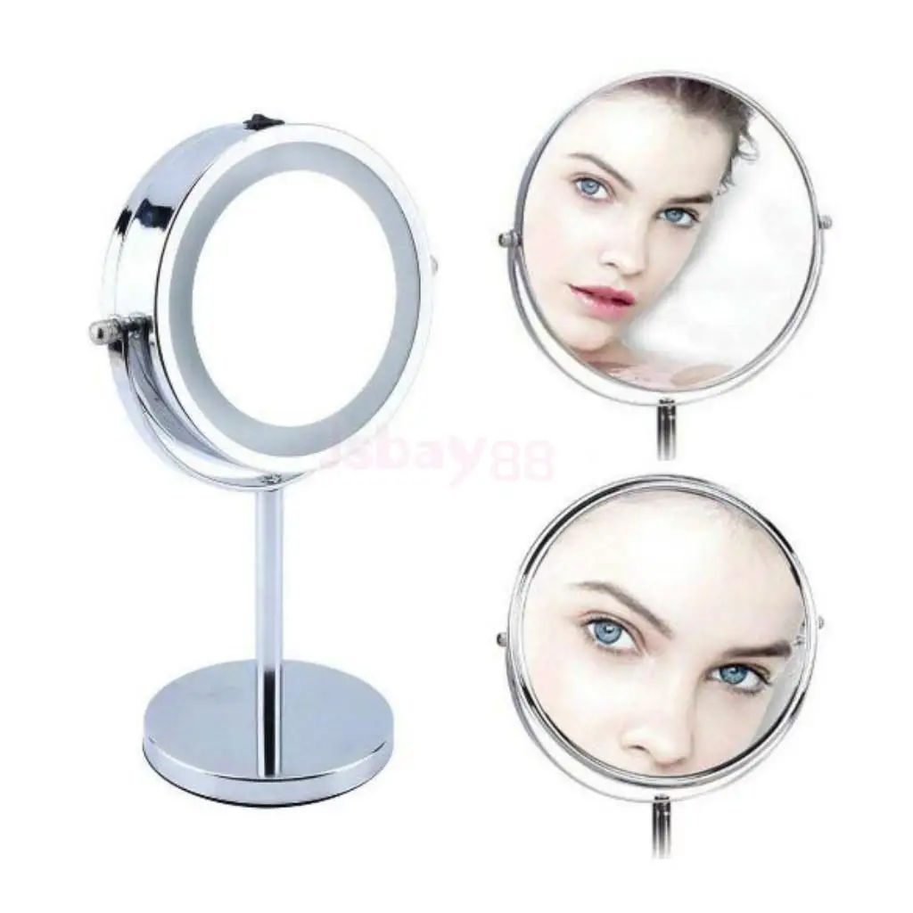 Beauty 5x Увеличительное двухстороннее настольное косметическое зеркало для