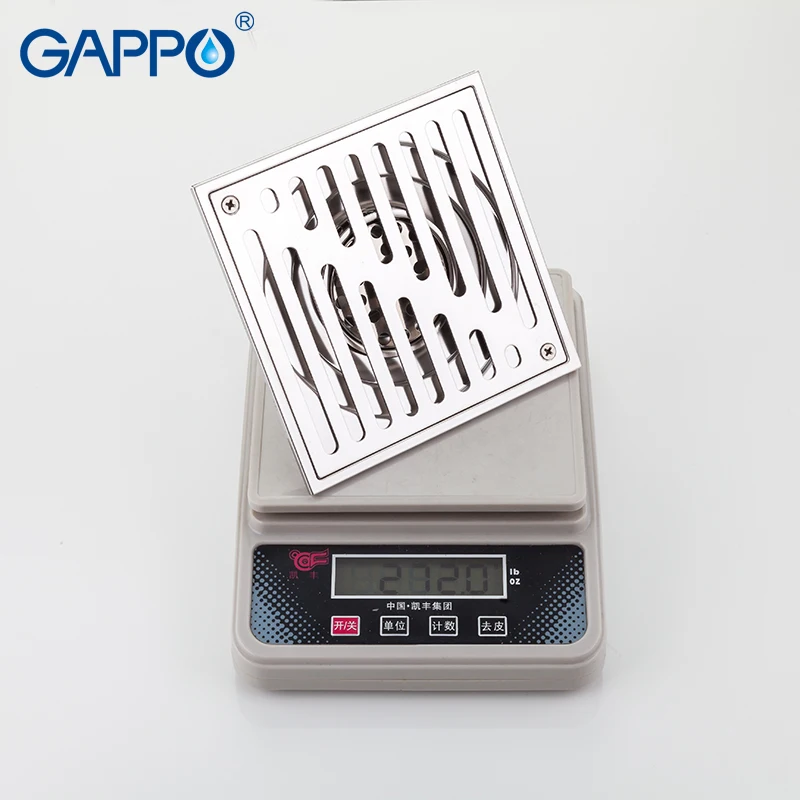 GAPPO стоки из нержавеющей стали для ванной комнаты сточные стоки напольные покрытия анти-запах Ванная комната Душ Слив Фильтр душевая комната
