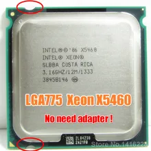 Процессор Intel Xeon X5460 3,16 ГГц 12 МБ 1333 МГц ЦП работает на материнской плате LGA 775
