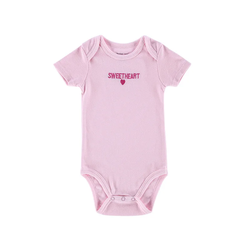 Комплект из 2 предметов боди с короткими рукавами для маленьких девочек мягкие