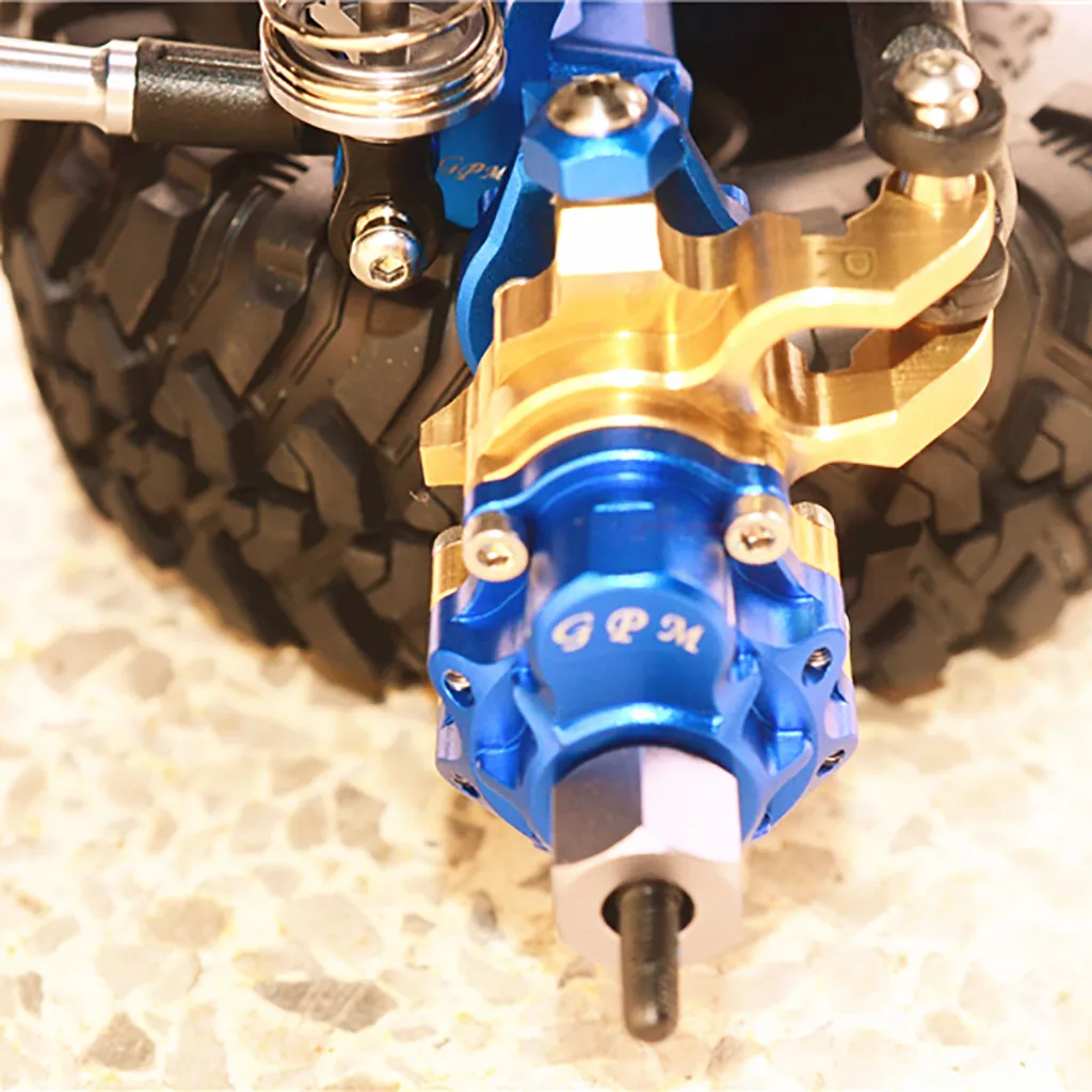 Детали модели Traxxas 1/10 TRX4 RC детали трека обновленная латунная Передняя рулевая