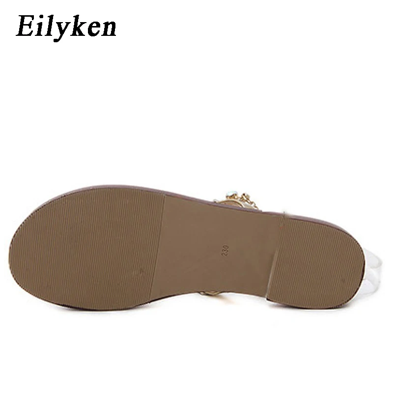 Eilyken/2021 г. Женские сандалии женская обувь стразы хрустальные цепочки