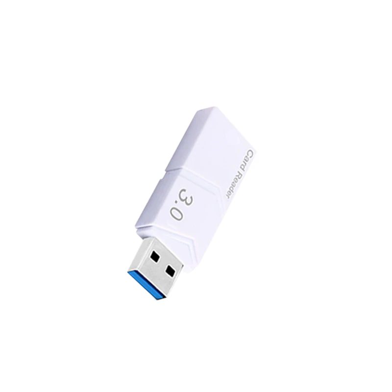 Горячий Высокоскоростной USB 3,0 считыватель карт памяти набор для TF карты адаптер конвертер инструмент - Цвет: Белый