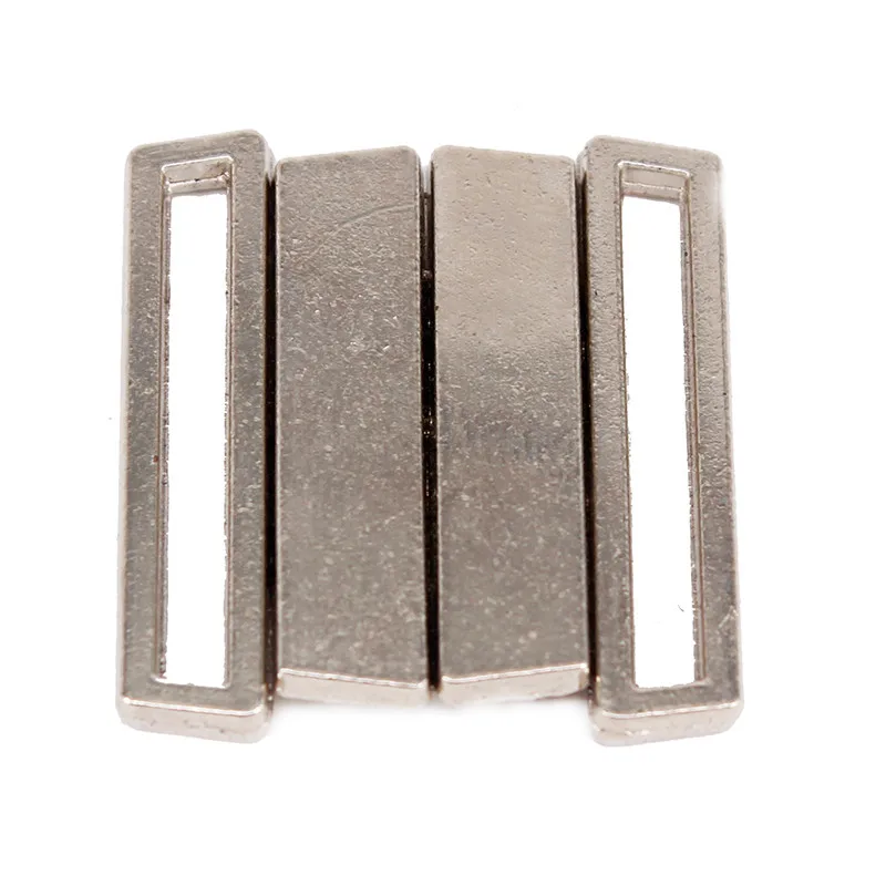 10 комплектов металлическая застежка лента на талию искусственная серебряная