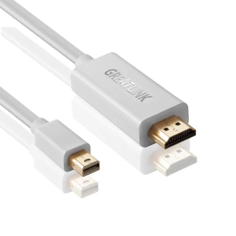 Thunderbolt 3 Mini display port DP to HDMI Кабель адаптер 1 2 конвертер кабель для Mac Macbook Pro Air| |