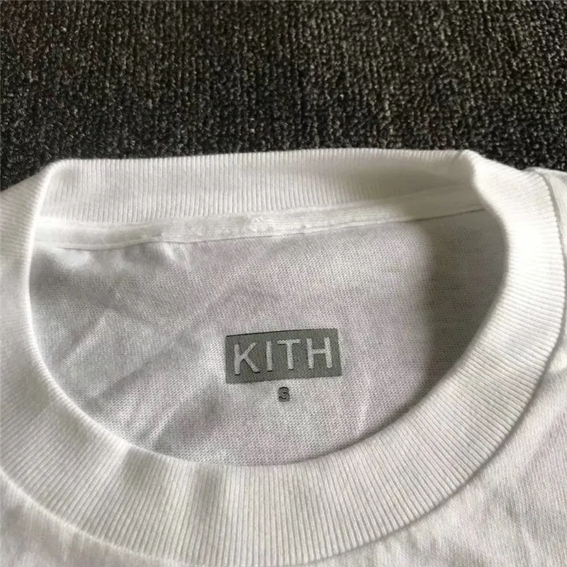 Новинка Kith футболка с изображением фламинго футболки для женщин и мужчин 1:1