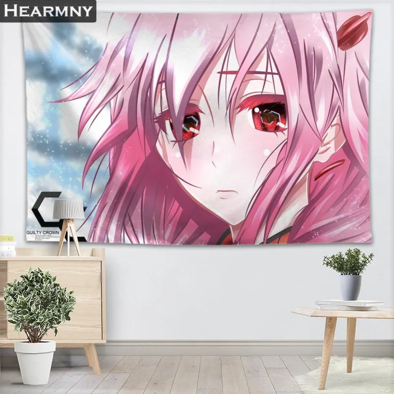 Пользовательские Guilty Crown настенные гобелены домашние украшения Аниме гобелен