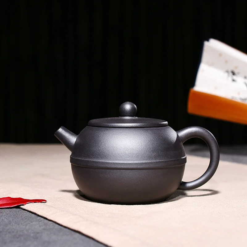 Yixing фиолетовый глиняный горшок настоящий чистый ручной необработанный руда