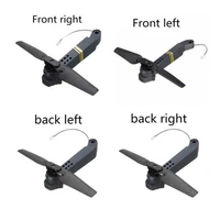 leadingstar 4pcs e58 jy019 rc quadcopter spare parts axis arms with motor propeller for rc drone parts replacement