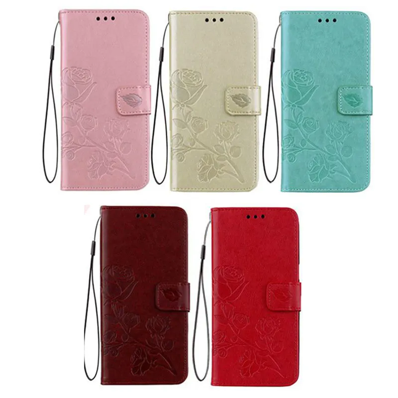 Кожаный чехол с цветами для Huawei Honor 7C 7A Pro 8X 7X 10 9 Y7 Y6 Y5 2018 Y9 2019 P smart P8 P9 Lite 2017 mini Nova3