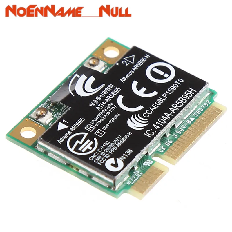 Сетевая карта wifi адаптер беспроводной 150 м 802.11b/G/N Половина мини PCI E для HP Atheros AR5B95
