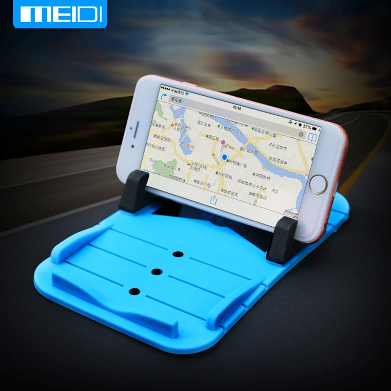 Резиновый Автомобильный держатель MEIDI для телефона нескользящий коврик iPhone Samsung