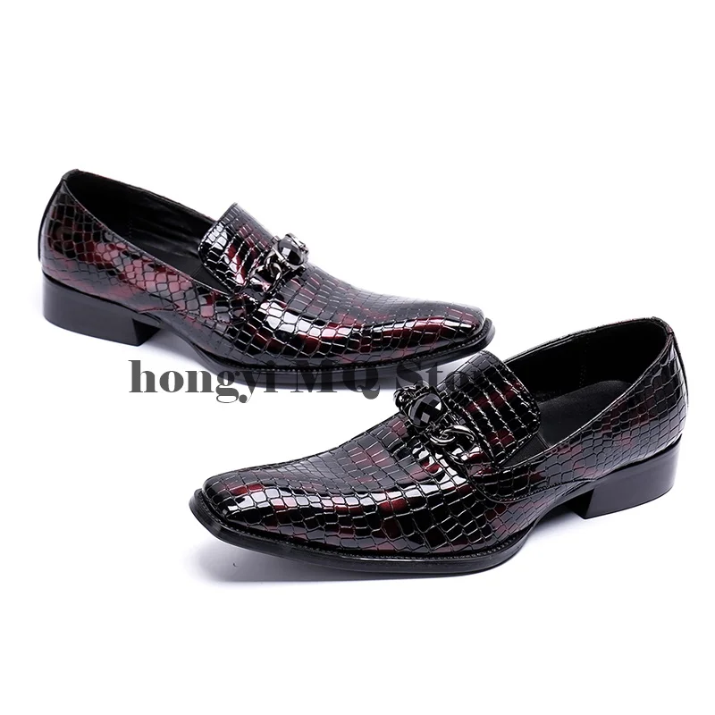 2018 Модные Мужские модельные туфли сезон весна осень мужская деловая кожаная