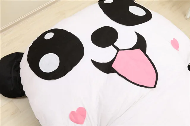 

210cm X 150cm Cartoon Panda Beanbag Soft Giant Stuffed Bed Carpet Sofa Tatami Mattress Nice Gift