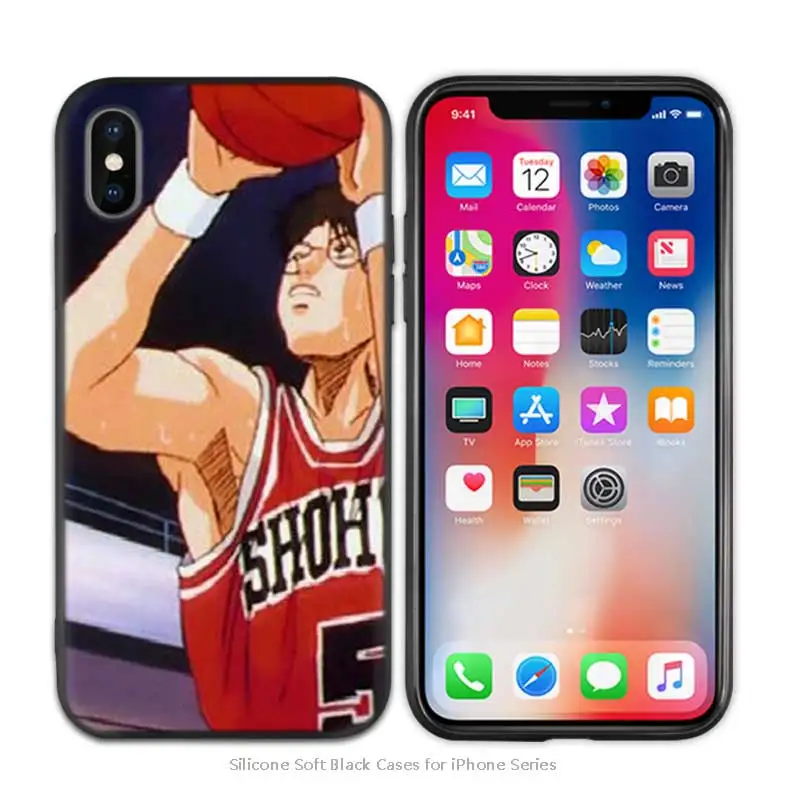 A005 Slam dank противоударный силиконовый чехол для iPhone X XS XR XS 11 11Pro Max 7 8 6S 5 5S 5C SE Plus Fundas Capa Phone Shell - Цвет: A005