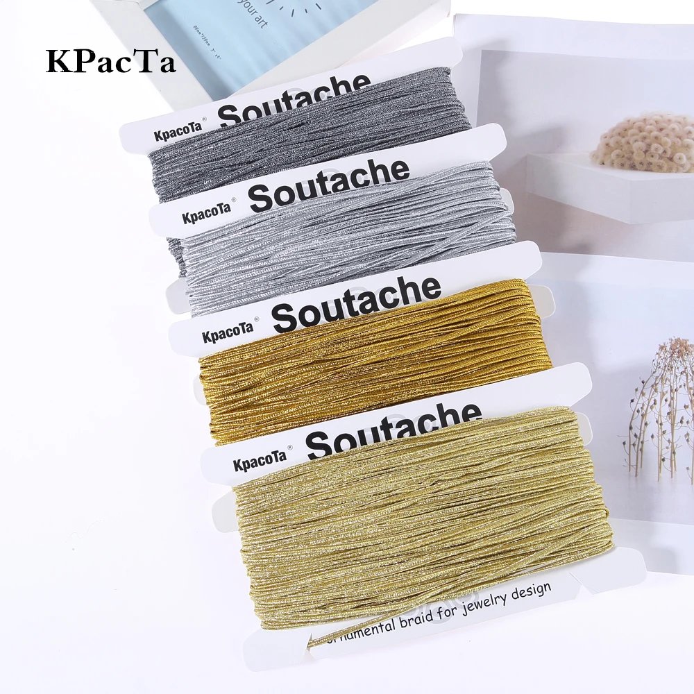 KPacTa несколько цветов 34 ярда(31 м) Китайский Soutach цвет этнические Змеиный живот шнур DIY ювелирные изделия плетеные аксессуары материал