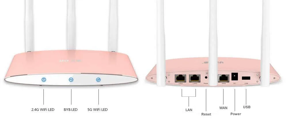 UTT A755W AC750 300 м+ 450 м 750 Мбит/с Wi-Fi беспроводной SOHO семейный маршрутизатор, 11n, 11ac, 2,4 ГГц, 5 ГГц, Dula Band маршрутизатор, wifi удлинитель