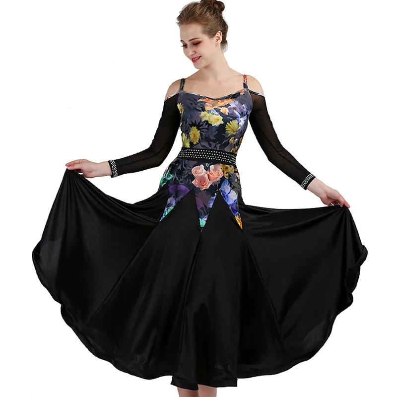 

new woman ballroom dance national standard dance clothing competition ballroom dresses