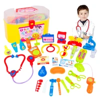 30 pieces set pretend play doctor set with stethoscope and medical doctors equipment educational toy