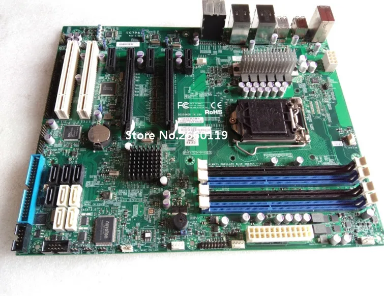 Серверная материнская плата для C7P67 LGA1155 полностью проверена|Материнские платы| |
