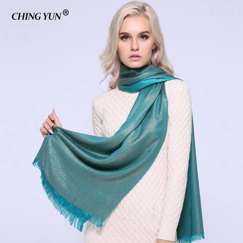 2018, Рождественский шарф, однотонная модная большая шаль, женский шарф, праздничная, Рождественский шарф, Женская стрейчевая шаль