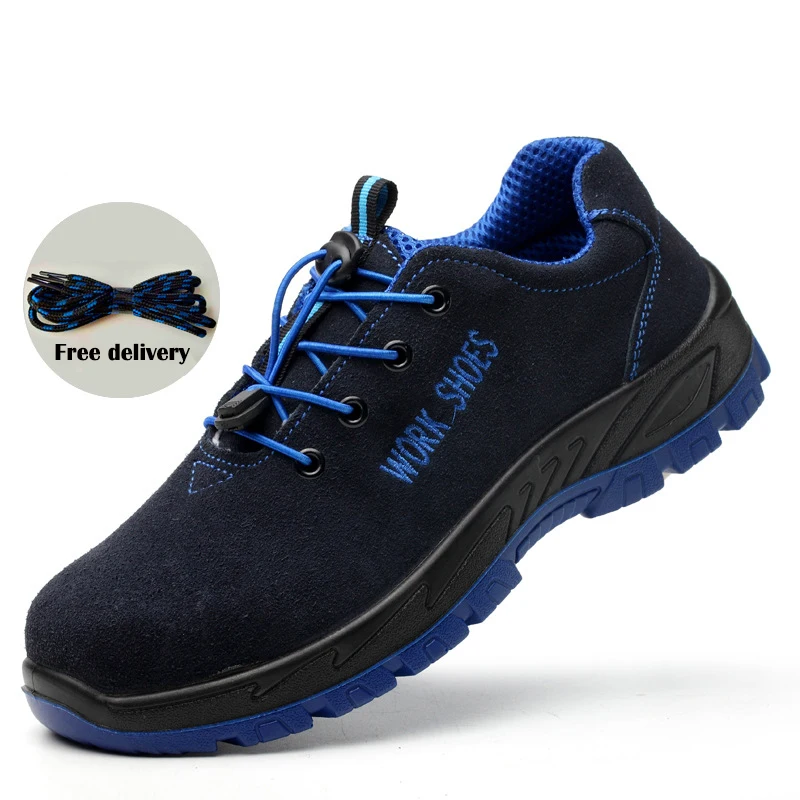 Для мужчин s Сталь носок Безопасность рабочая обувь легкий дышащий материал
