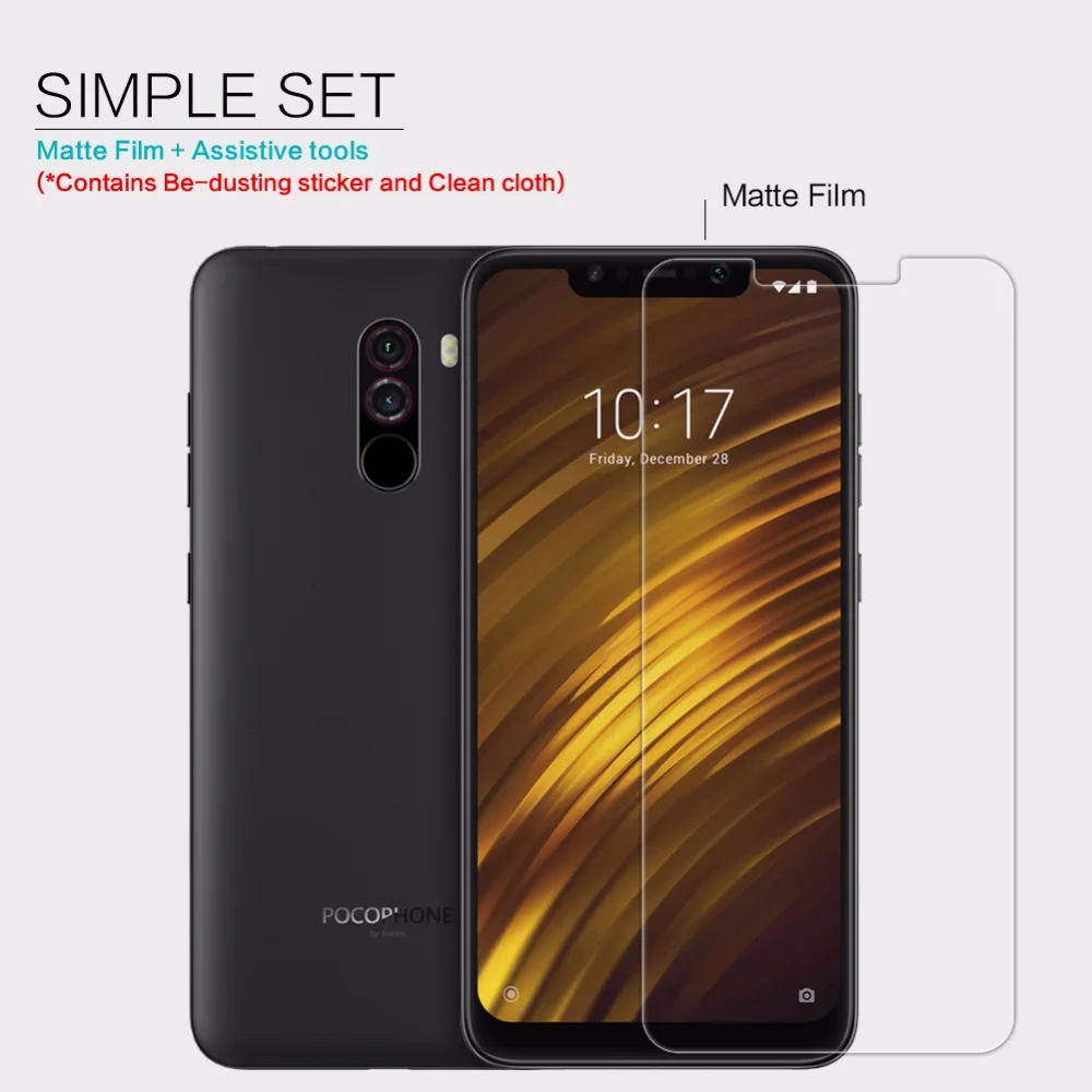 2 шт./лот Защитная пленка для Xiaomi Poco phone Pocophone F1 NILLKIN Антибликовая матовая защитная