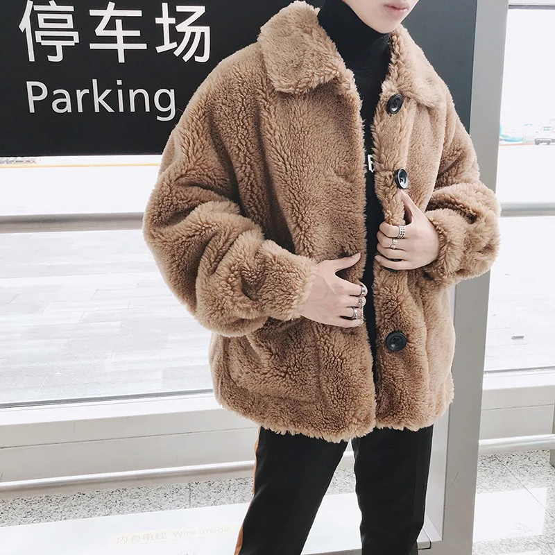 

Imitation fur jacket cotton coat men's cotton man's coat