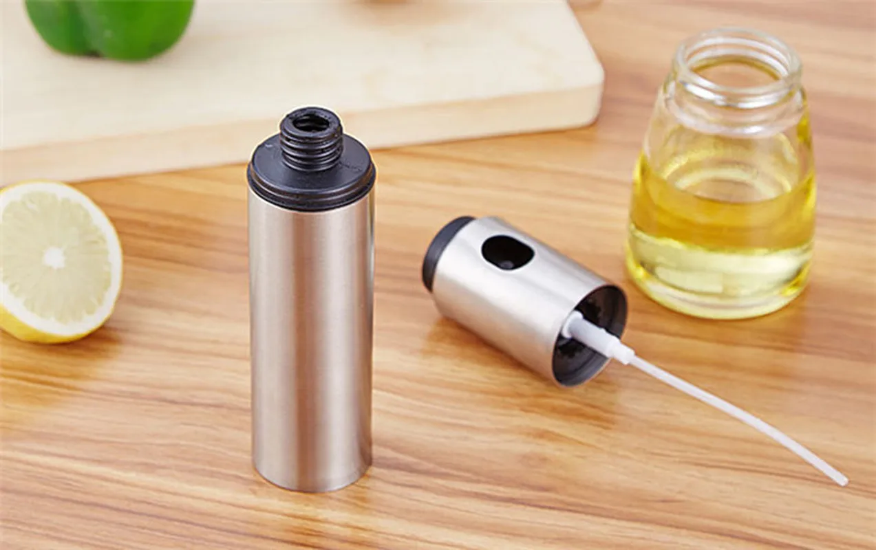 Нержавеющая сталь мода хорошая текстура инжектор спрей бутылка уксус Cruet
