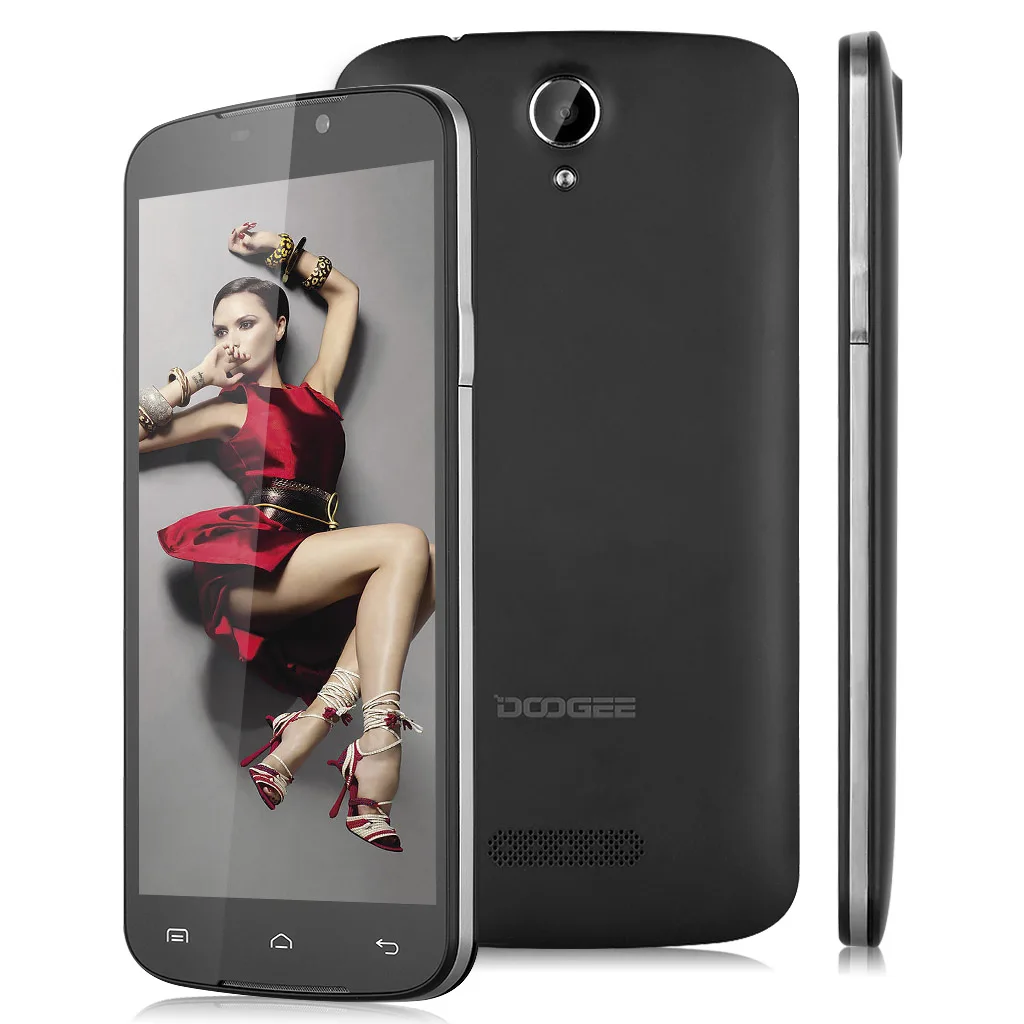 DOOGEE X6 5.5'' IPS 3G Smartphone Android 5.1 MT6580 Quad Core 1.3GHz Mobile Phone 1GB RAM 8GB ROM OTA GPS Cell Phones | Мобильные