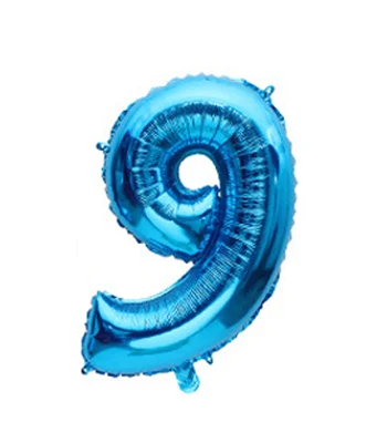 

Воздушные шары фольгированные цифры 32 дюйма голубой розовый красный