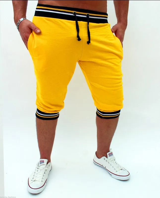 Новинка 2019 модные хлопковые шорты мужские летние повседневные Бермуды-шаровары
