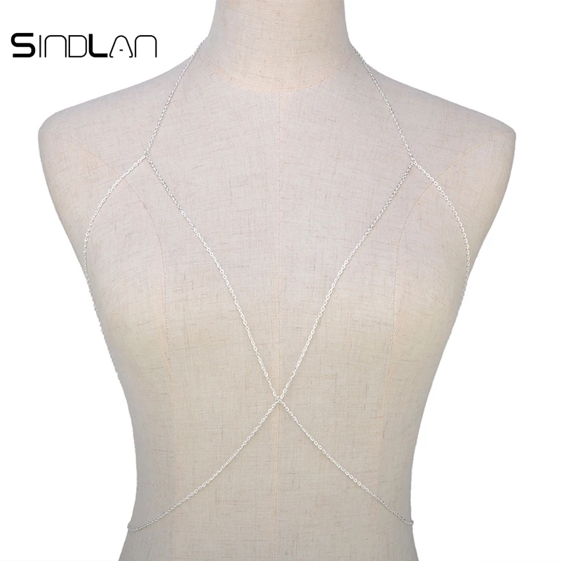 Женский бюстгальтер-бикини Sindlan модный простой соблазнительный для пляжа