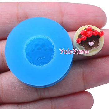 G186YL, G191YL, G205YL, G210YL торт с фруктовым силиконовой формы-торт ко дню рождения плесень миниатюрной еды, конфет форма для детского мыла из полимерной глины глина Ювелирная форма - Цвет: G210YL