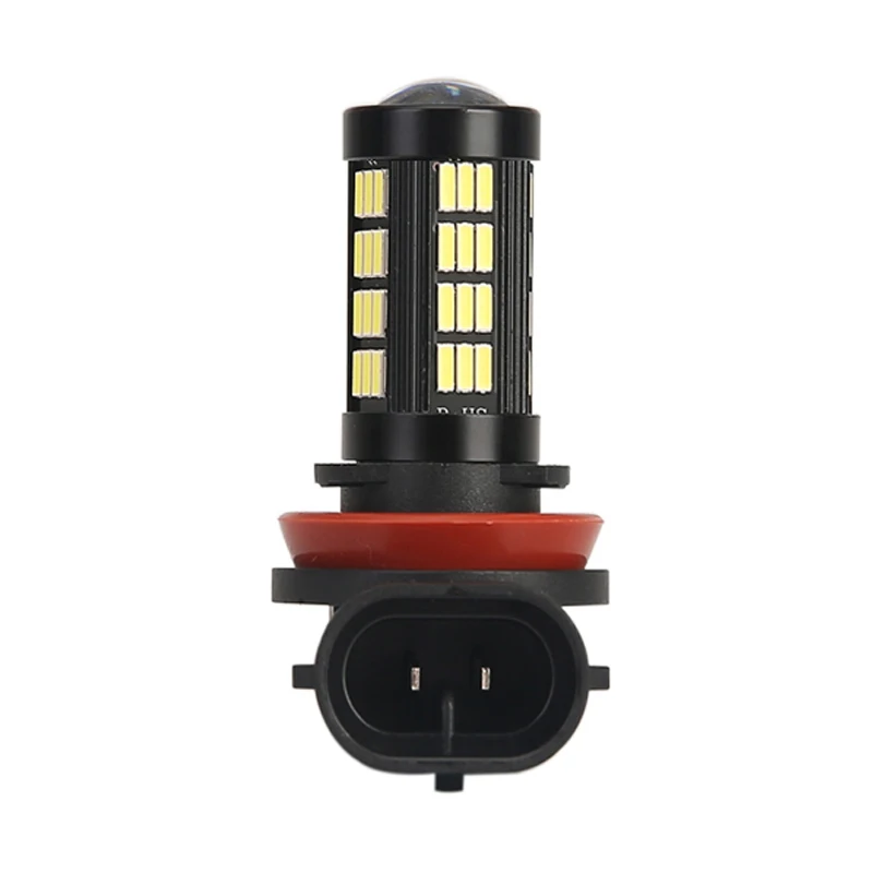 2 шт. H11 Светодиодный H8 светодиодный 4014 66 SMD автомобиль грузовик дальнего света DRL