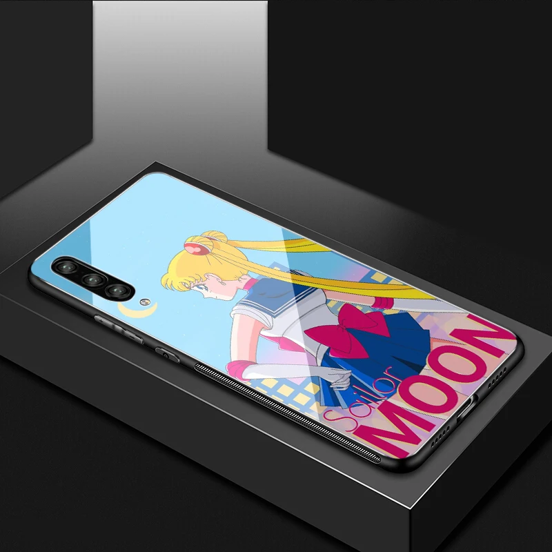 Lavaza Japanese Anime Kawaii Sailor Moon Glass TPU Case for Huawei Mate 20 P10 P20 P30 Y6 Y9 P smart lite Pro 2018 2019 | Мобильные